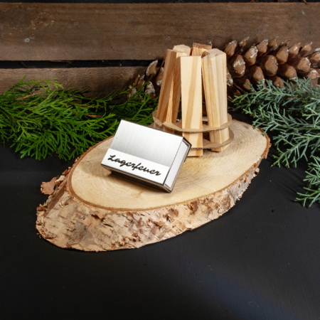 Lagerfeuer Geschenkset aus Edelstahl