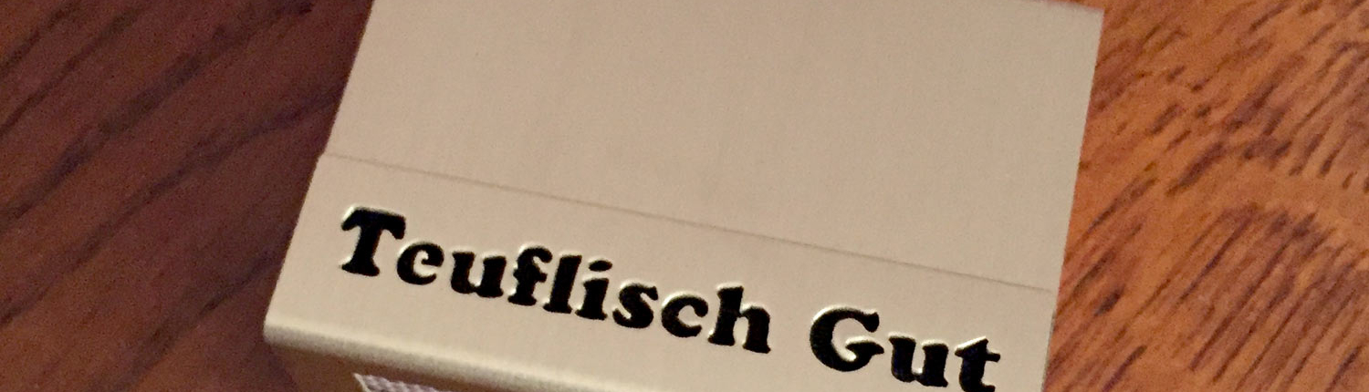 Streichholzschachtel-Hülle aus Edelstahl