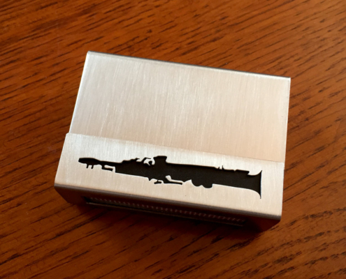 Hülle mit Klarinette