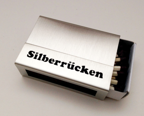Hülle "Silberrücken" aus Edelstahl Hülle "Silberrücken" aus Edelstahl