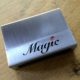 Cover für eine Streichholzschachtel mit dem Wort Magic