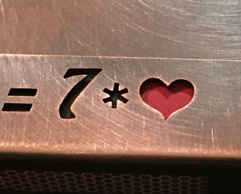 Streichholzhülle aus Kupfer